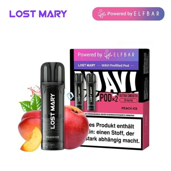 Lost Mary Wavi - Peach Ice - Prefilled Pod 2ml/ Stück
